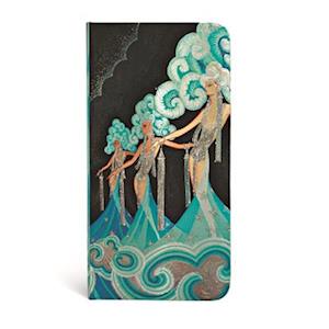 Plume (Vintage Vogue) Slim Lined Hardcover Journal (Elastic Band Closure)