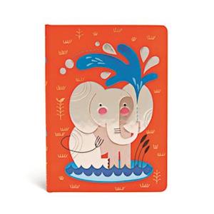 Baby Elephant Lined Hardcover Journal