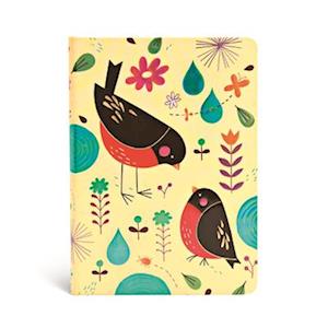 Mother Robin (Tracy Walker?s Animal Friends) Midi Lined Hardcover Journal (Elastic Band Closure)