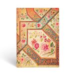 Filigree Floral Ivory Midi Lined Softcover Flexi Journal (240 pages)