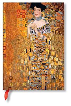 Klimt’s 100th Anniversary – Portrait of Adele Midi Lined Hardcover Journal (Elastic Band Closure)