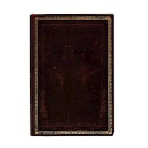 Black Moroccan Mini Lined Softcover Flexi Journal (176 pages)