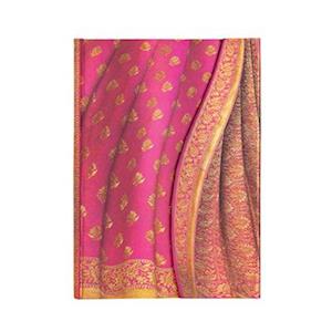 Gulabi (Varanasi Silks and Saris) Midi Lined Hardcover Journal