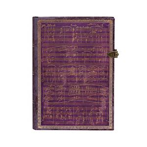 Beethoven’s 250th Birthday (Special Editions) Midi Unlined Hardcover Journal (Clasp Closure)