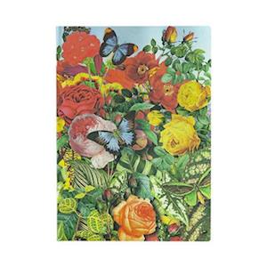 Butterfly Garden Midi Lined Softcover Flexi Journal (176 pages)