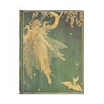 Olive Fairy Ultra Lined Hardcover Journal (Elastic Band Closure)