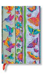 Hummingbirds & Flutterbyes Mini Lined Hardcover Journal