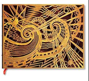 The Chanin Spiral (New York Deco) Unlined Guest Book