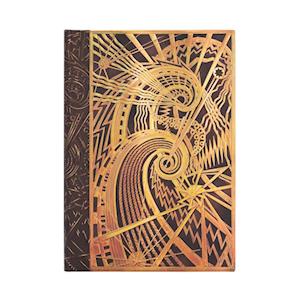 The Chanin Spiral (New York Deco) Midi Lined Hardcover Journal