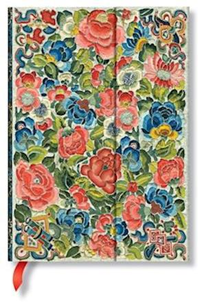 Pear Garden (Peking Opera Embroidery) Midi Unlined Hardcover Journal