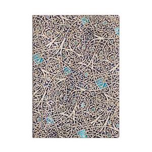 Granada Turquoise (Moorish Mosaic) Midi Unlined Journal