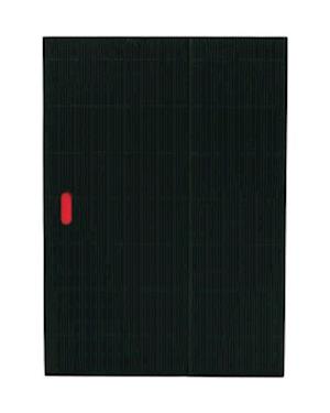 Black (Ondulo) A4 Unlined Notebook