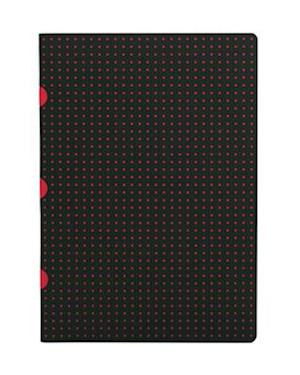 Paper Oh Cahier Circulo Black on Red / Black on Red A5 Lined