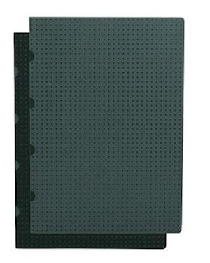 Black on Grey / Grey on Black (set of two) A4 Grid Notebooks