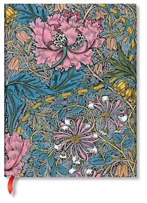 Morris Pink Honeysuckle (William Morris) Ultra Unlined Hardcover Journal