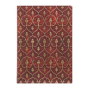 Red Velvet Midi Unlined Softcover Flexi Journal (Elastic Band Closure)