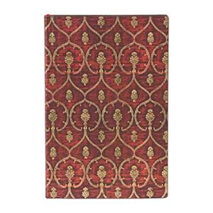 Red Velvet Mini Lined Softcover Flexi Journal (Elastic Band Closure)