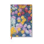 Monet’s Chrysanthemums Mini Unlined Hardback Journal (Elastic Band Closure)