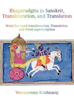 Bhagavadgita in Sanskrit, Transliteration, and Translation