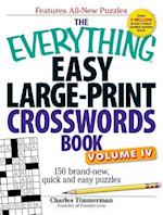 The Everything Easy Large-Print Crosswords Book, Volume 4