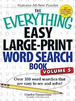 The Everything Easy Large-Print Word Search Book, Volume 5