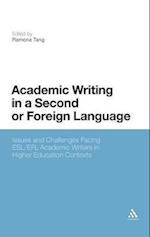 Academic Writing in a Second or Foreign Language