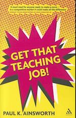 Get That Teaching Job!