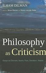 Philosophy as Criticism
