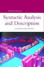 Syntactic Analysis and Description