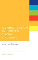 Communication in Modern Social Ordering