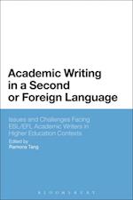 Academic Writing in a Second or Foreign Language