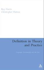 Definition in Theory and Practice