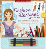 Fashion Designer Sketch Pad [With 4 Colored Pencils]