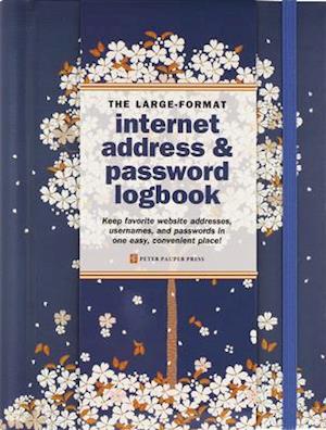 Falling Blossoms Internet Password Book