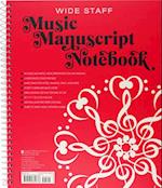 Music Manuscript Notebook (Wide Staff)