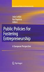 Public Policies for Fostering Entrepreneurship