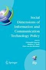 Social Dimensions of Information and Communication Technology Policy