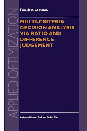 Multi-Criteria Decision Analysis via Ratio and Difference Judgement