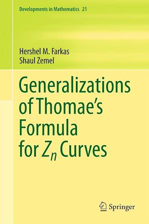 Generalizations of Thomae's Formula for Zn Curves