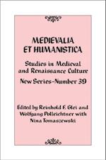 Medievalia et Humanistica, No. 39