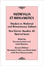 Medievalia et Humanistica, No. 41