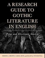 Research Guide to Gothic Literature in English