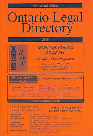 Ontario Legal Directory 2010