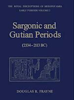 Sargonic and Gutian Periods (2234-2113 Bc)