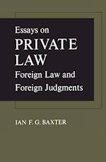 Essays on Private Law