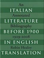 Italian Literature before 1900 in English Translation