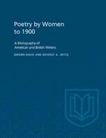 Poetry By Women to 1900