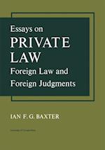 Essays on Private Law