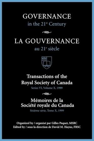 Governance in the 21st Century / Gouvernance Au 21e Siècle