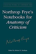 Northrop Frye's Notebooks for Anatomy of Critcism